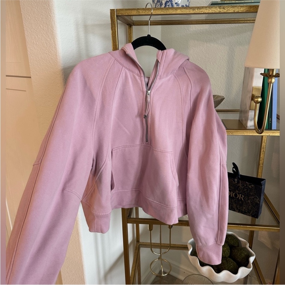 Lululemon Pink scuba Pullover - Picture 2 of 2